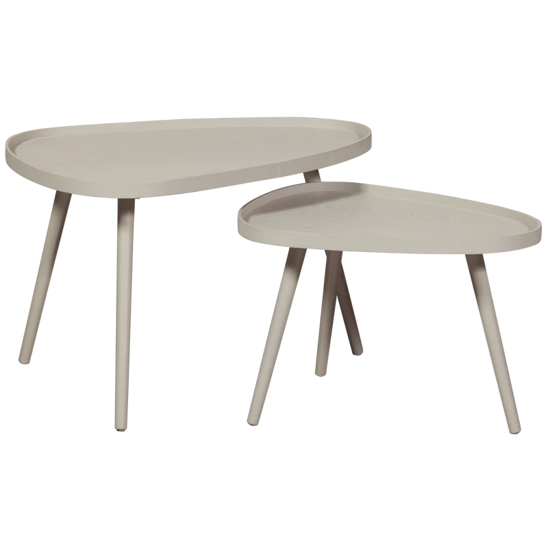 Set v 2 - Nissa bijzettafels zand
