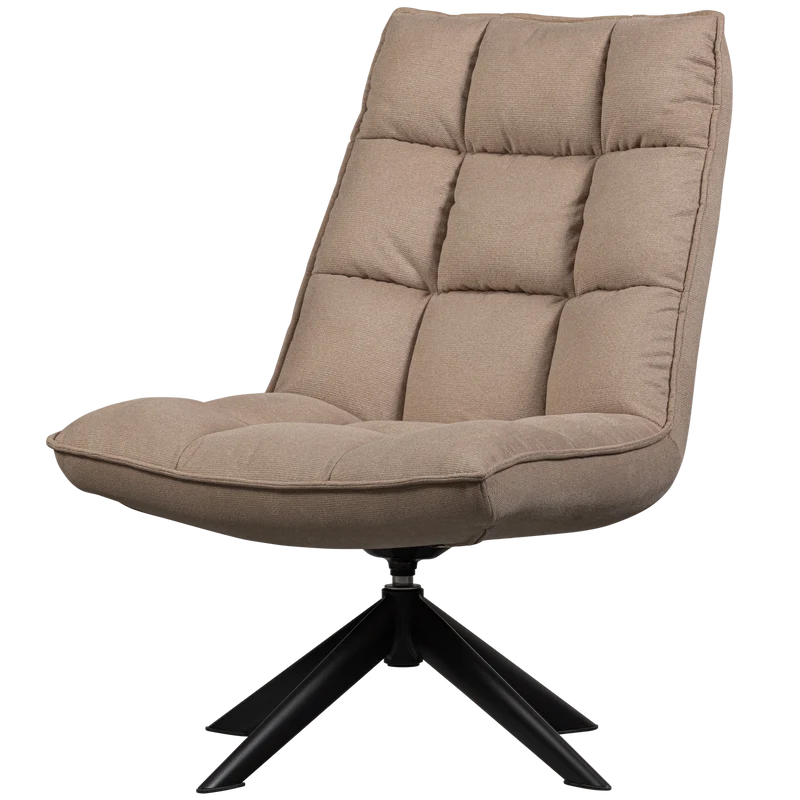 Jouke draaifauteuil zand