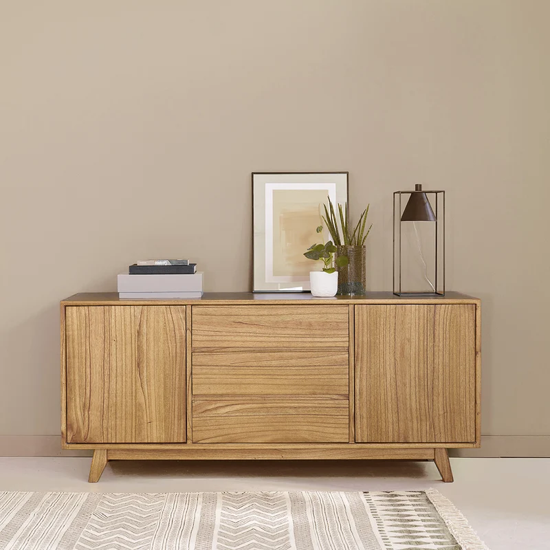 Commode en bois de mindy 160 cm
