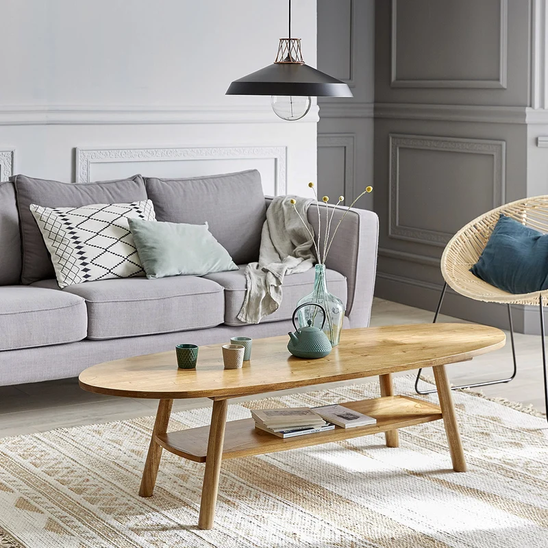 Table basse en mindi massif 160 cm