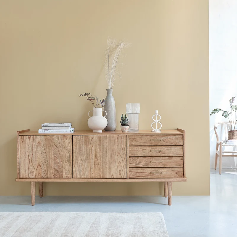 Commode en mindi massif 175 cm