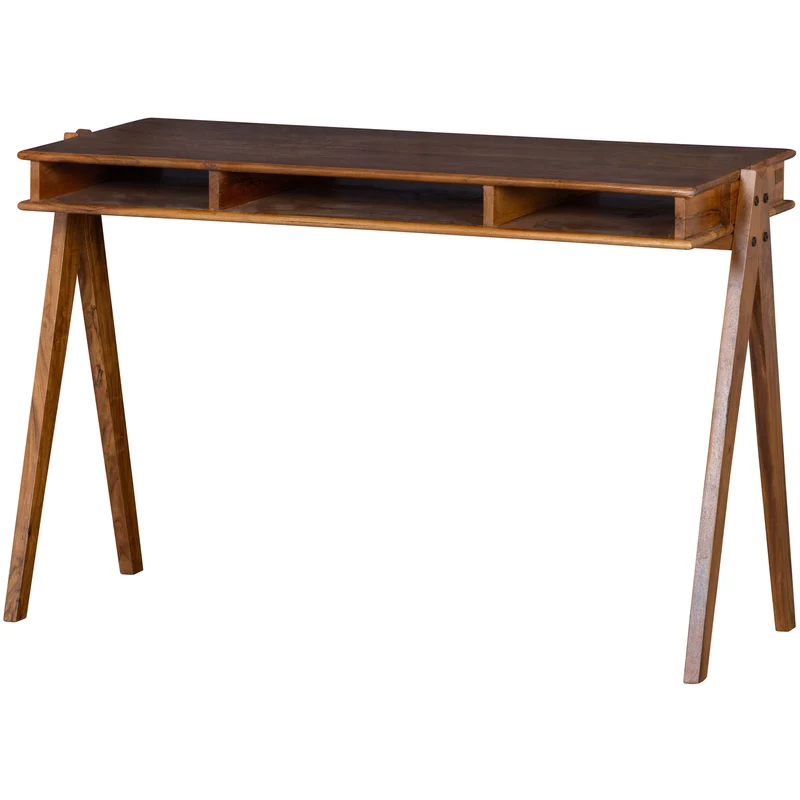 Compartment bureau hout bruin