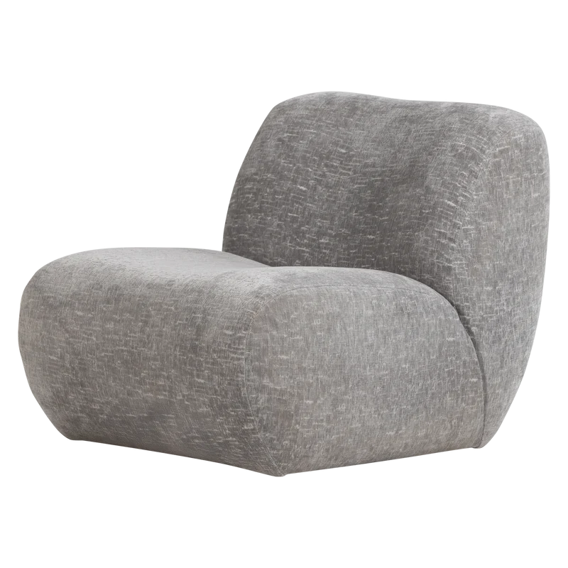 Nomu fauteuil craquelé velvet lichtblauw