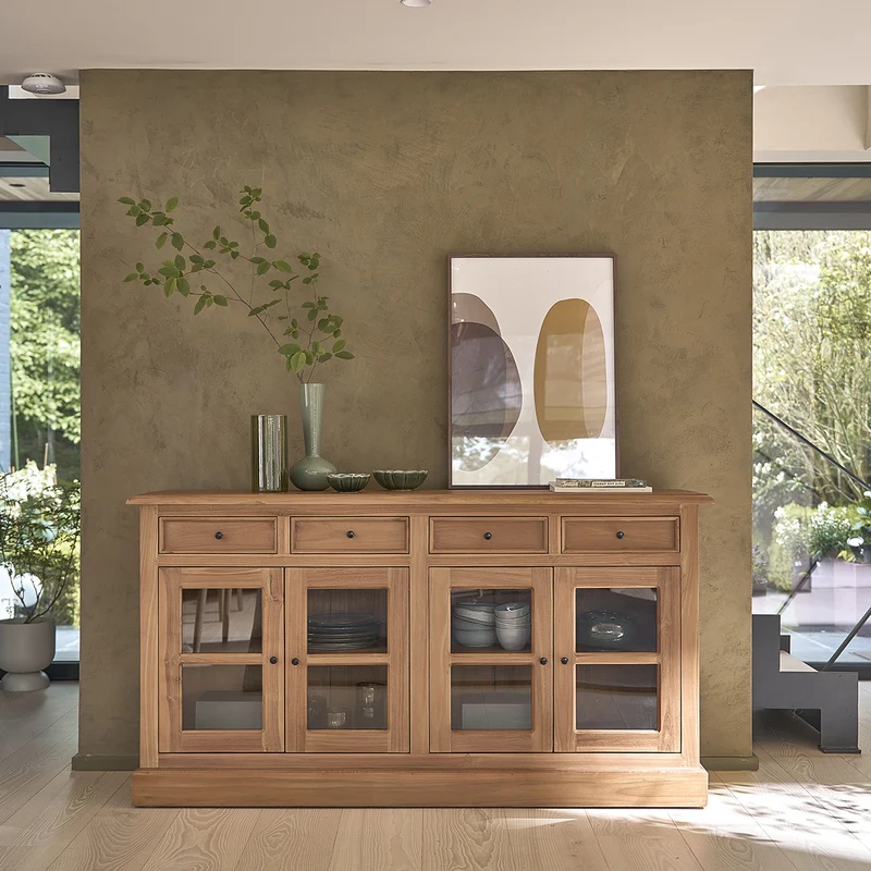 Buffet en teck massif 160 cm