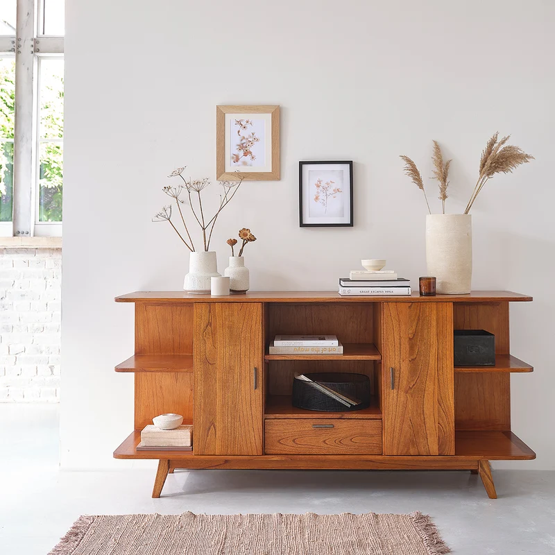 Buffet en mindi massif 180 cm