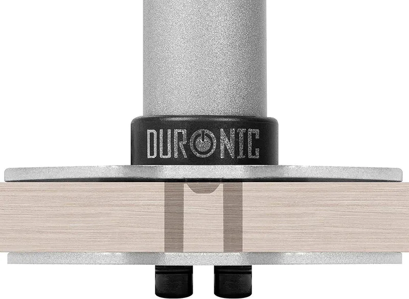 Duronic DM-GR-01 SR Grommet pour support d'écran de la gamme DM35 et DM451 Permet d'attacher un support d'écran en perçant le bureau à la place de la pince de de fixation