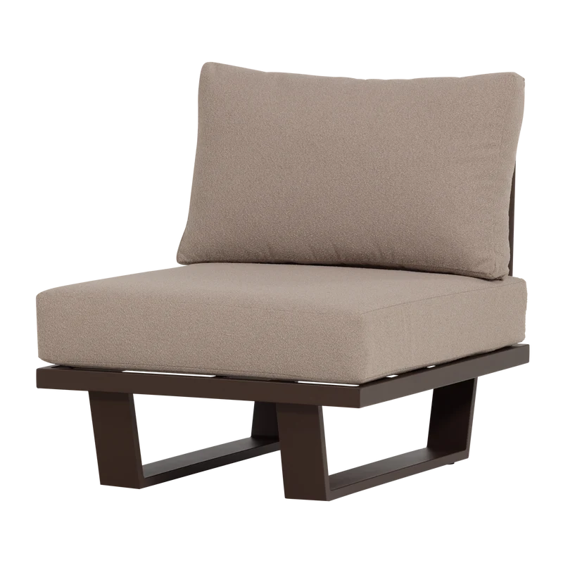 Bear tuin loungestoel/1-zits element aluminium bruin