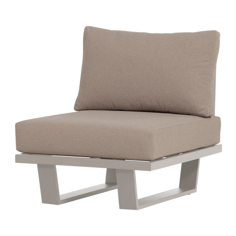 Bear tuin loungestoel/1-zits element aluminium zand