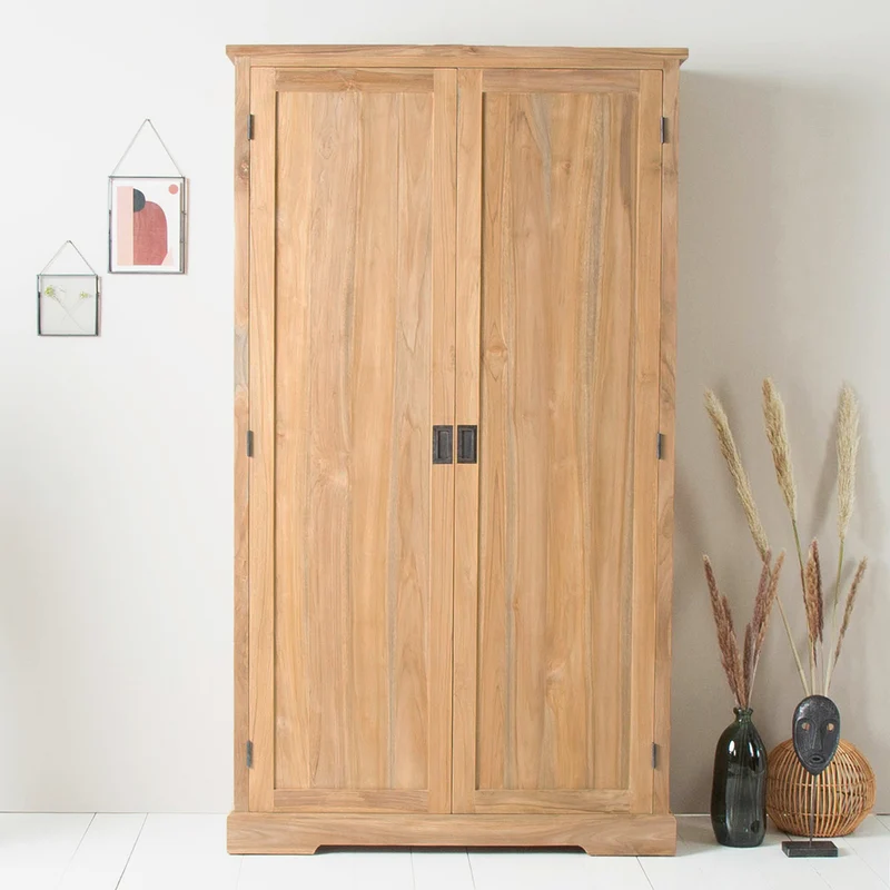 Armoire en teck massif 115 cm