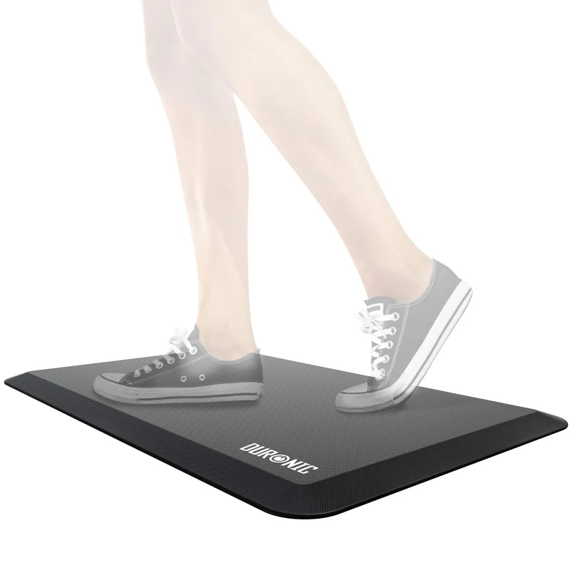 Duronic DM-MAT1 Tapis Anti-Fatigue coussiné Support de 81 x 51 cm Idéal pour Travailler Debout et soulager douleurs au Niveau des Pieds Jambes Hanches et du Dos