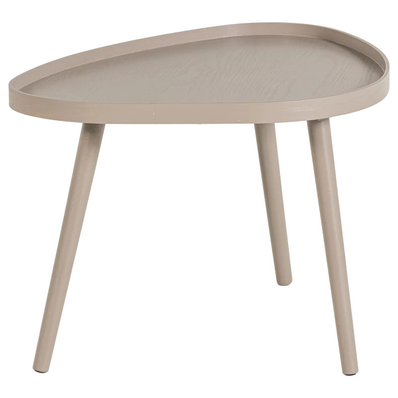 Mae bijzettafel organisch hout zand