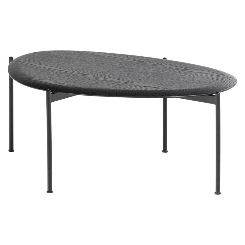 Kota salontafel 36x92x68 cm mdf/fineer zwart