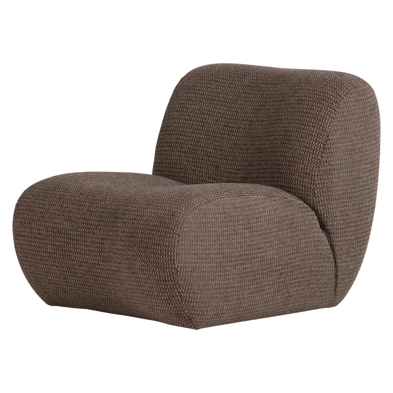 Nomu fauteuil grove chenille bruin