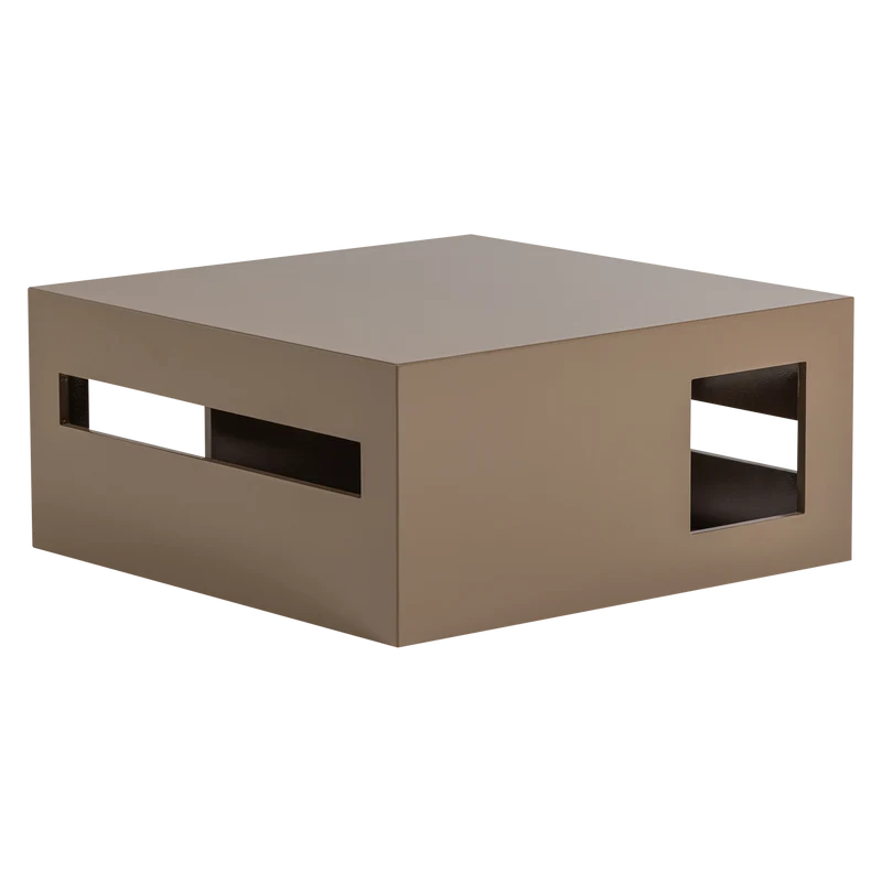 Modern salontafel mdf hout hoogglans zand