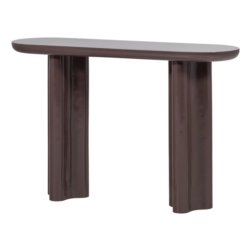 Evara sidetable hout hoogglans donkerbruin