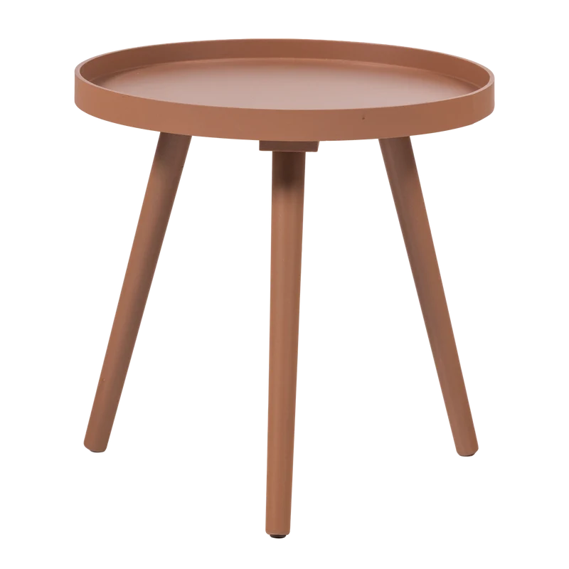 Sasha bijzettafel ø41 cm hout oudroze