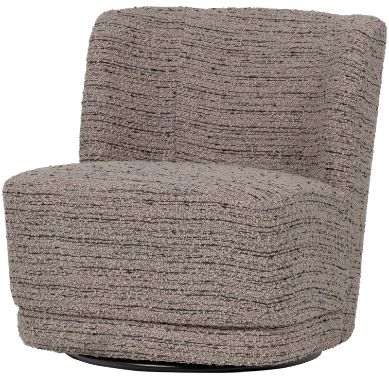 Atty draaifauteuil grove melange beige