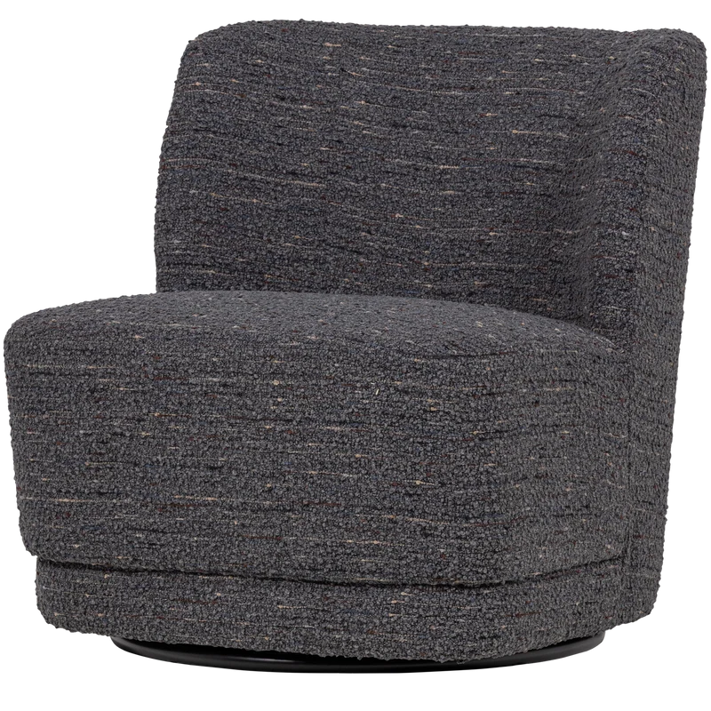 Atty draaifauteuil grove melange grijs