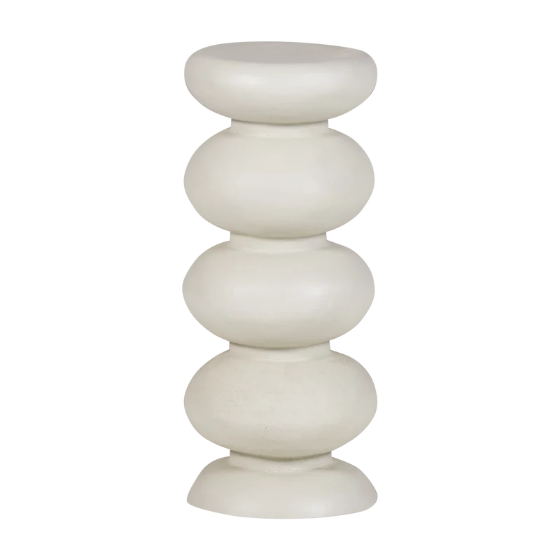 Brilo bijzettafel metaal creme