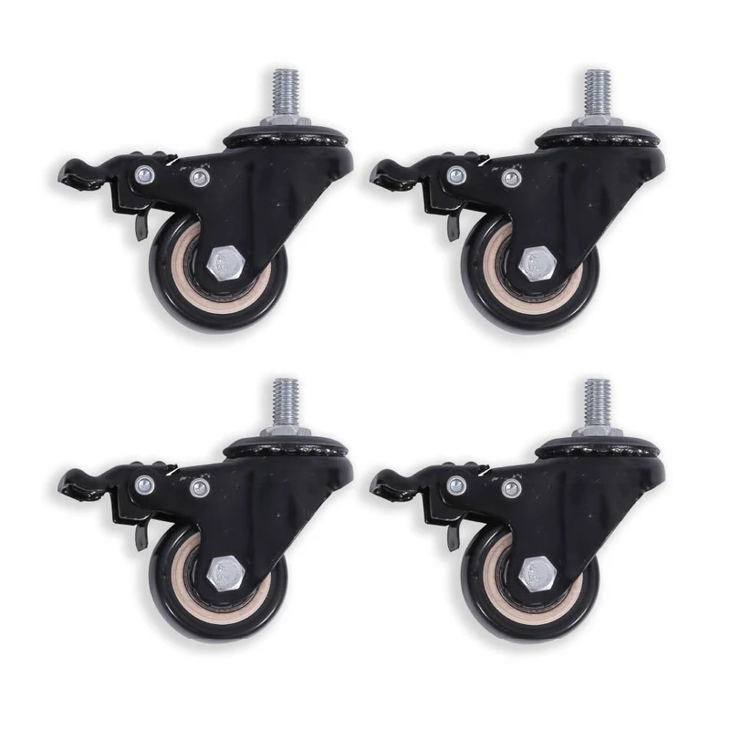 ROUES en acier pour Bureau Assis Debout KQUEO (x4)