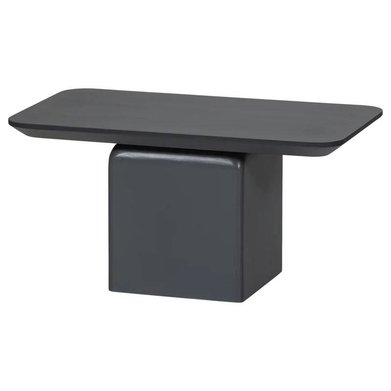 Tov bijzettafel hout donkergrijs