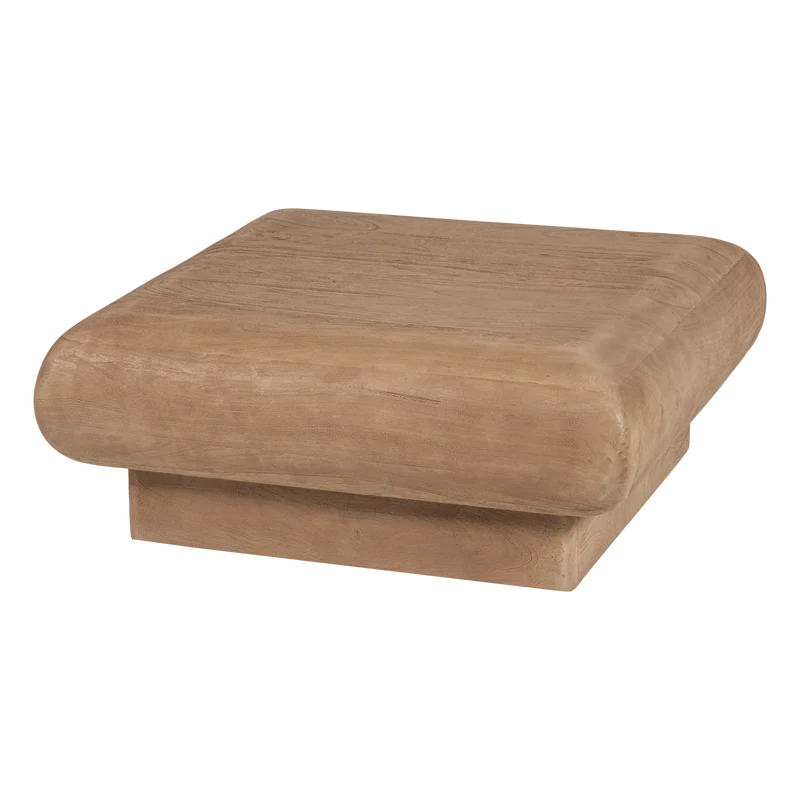 Rimea salontafel mangohout lichtbruin