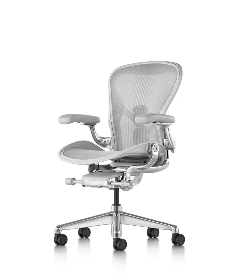 Siège de bureau Aeron* Mineral/Aluminium poli