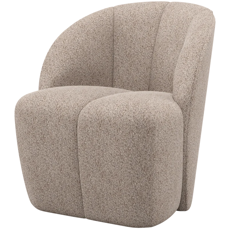 Mojo draaifauteuil wollig donkerzand