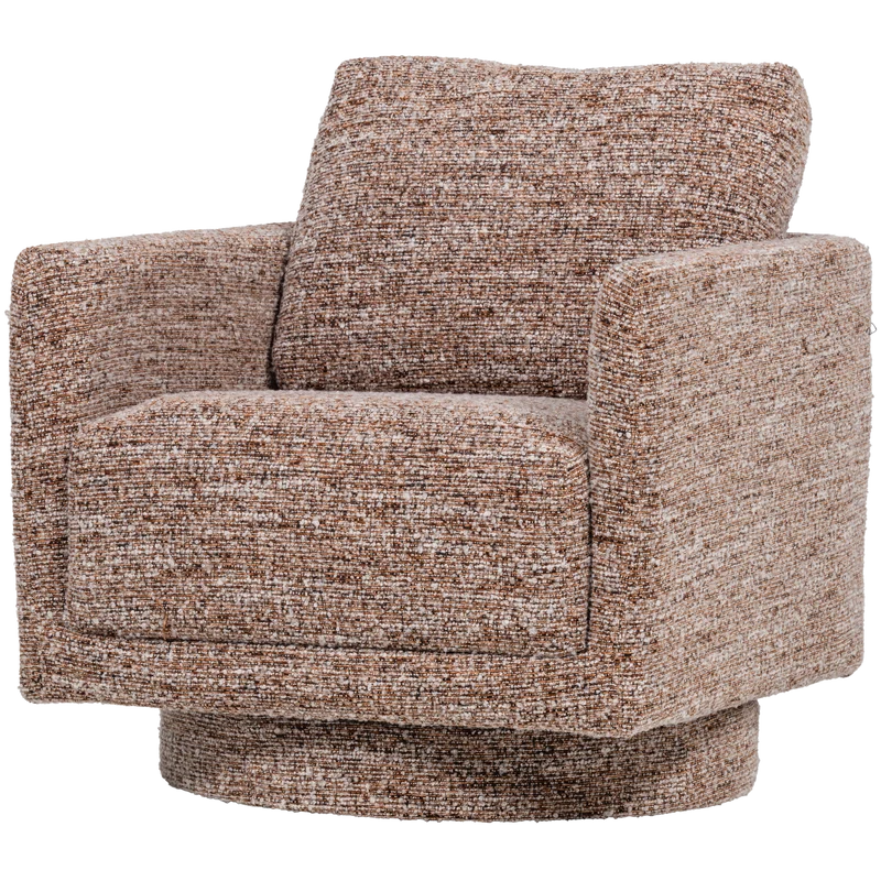 Oska draaifauteuil bruin melange