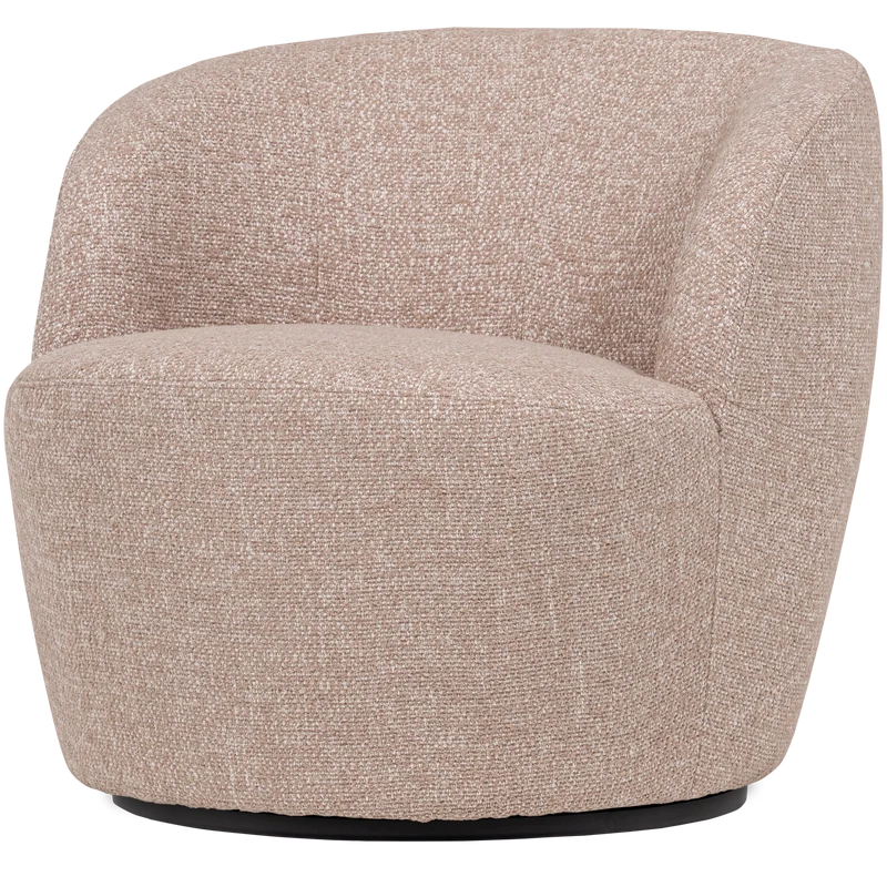 Serra draaifauteuil naturel melange