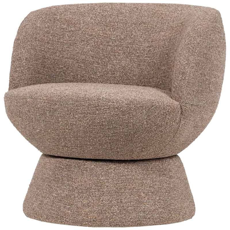 Shuffle draaifauteuil bruin melange
