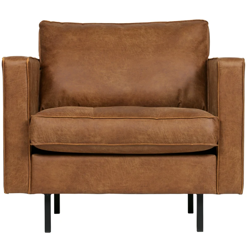 Rodeo classic fauteuil ecoleer cognac