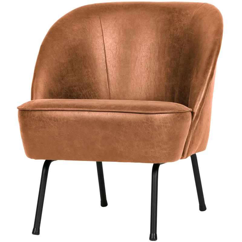 Vogue fauteuil leer cognac