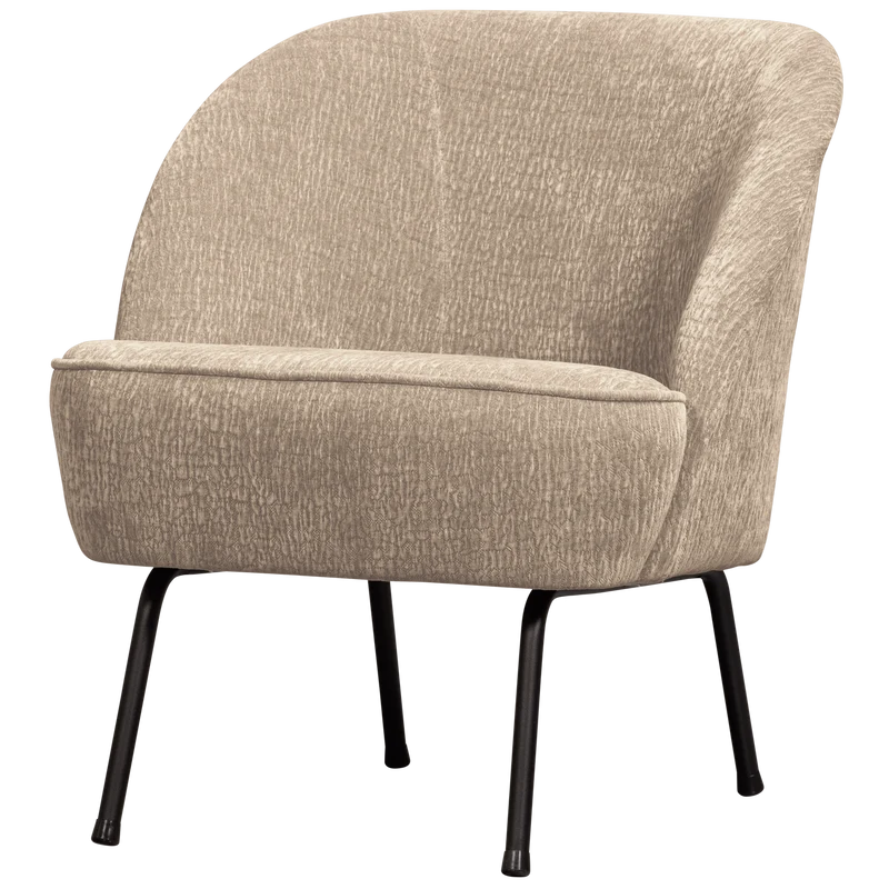 Vogue fauteuil 3D chenille zand