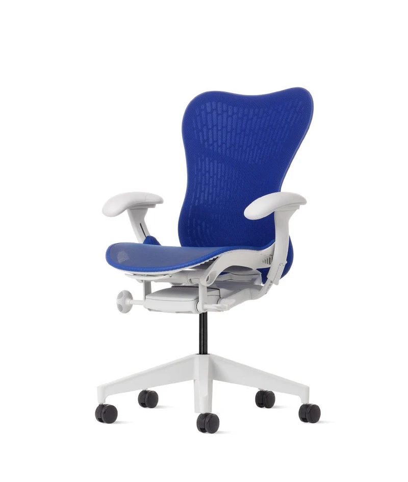 Siège de bureau Mirra 2 Butterfly en Cordovan/Ultramarine Bleu