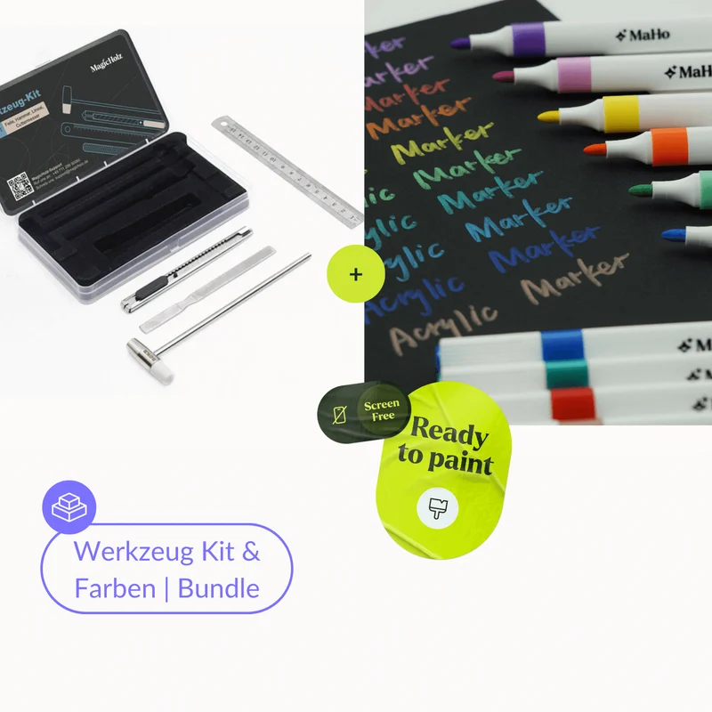 Werkzeug Kit & Farben Bundle