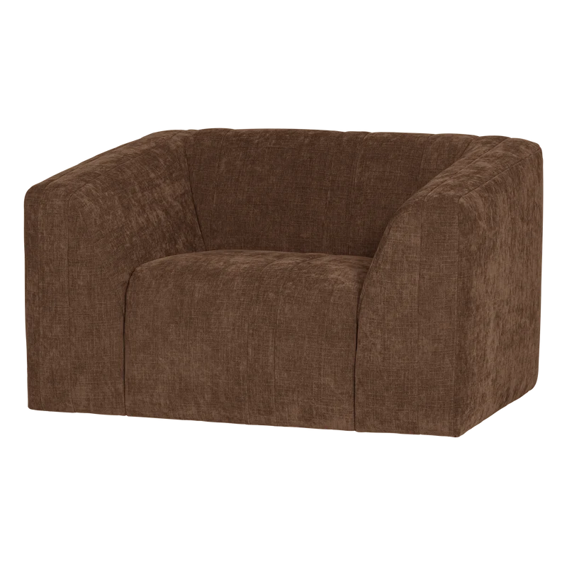 Omaire fauteuil chenille lichtbruin