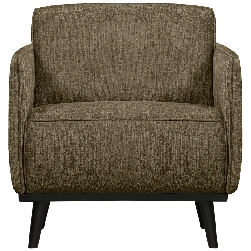 Statement fauteuil met arm structure velvet bonsai
