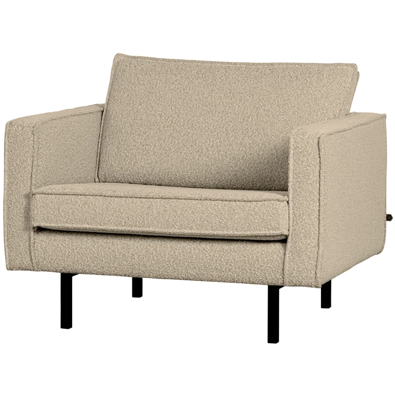 Rodeo fauteuil bouclé beige