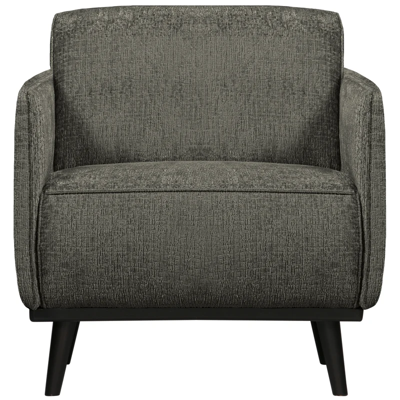 Statement fauteuil met arm structure velvet frost