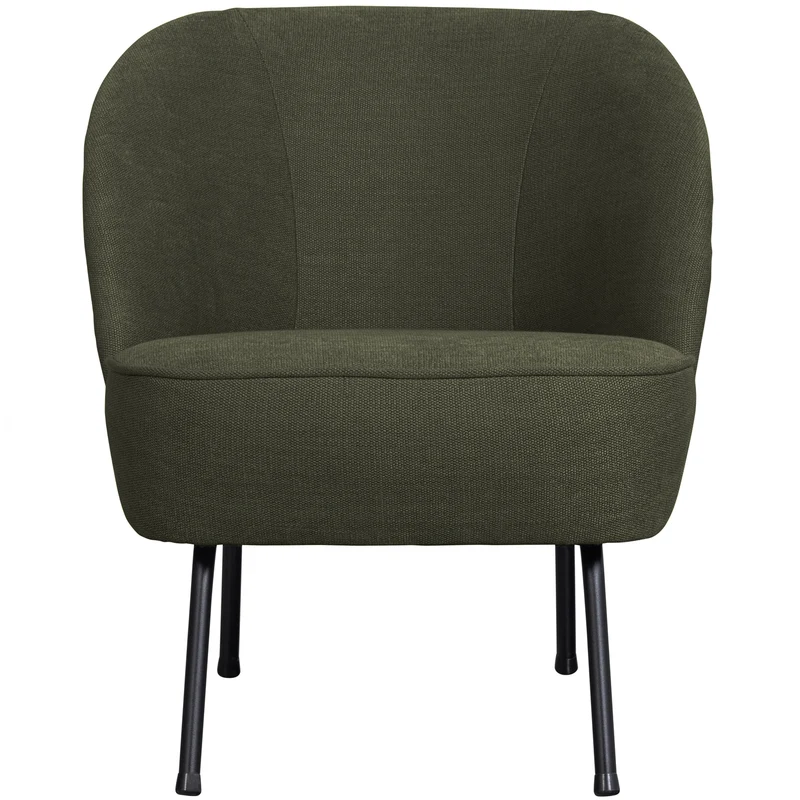 Vogue fauteuil geweven stof warm groen