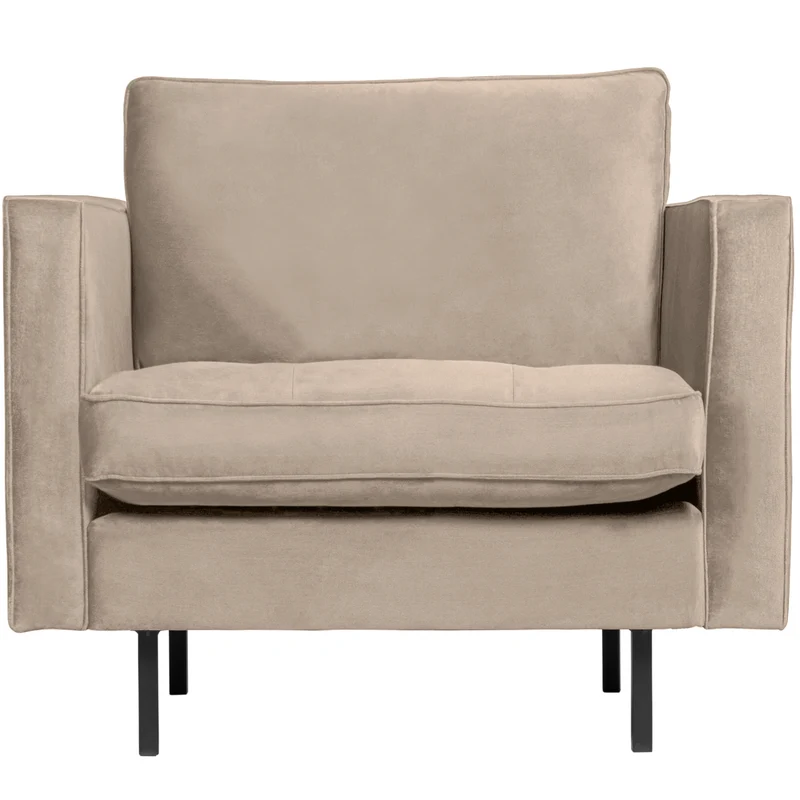 Rodeo classic fauteuil velvet khaki