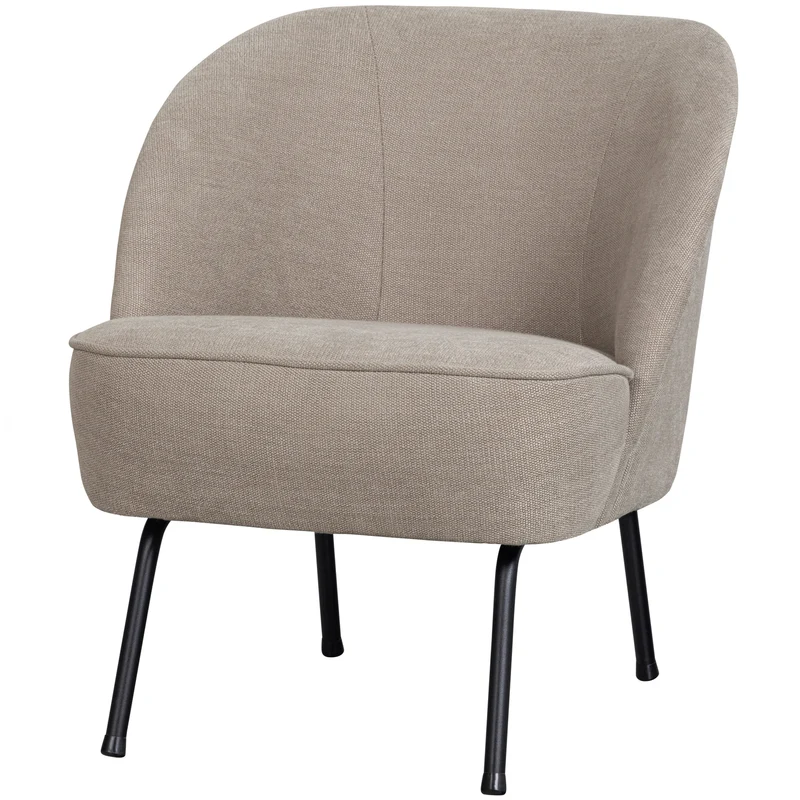Vogue fauteuil geweven stof zand