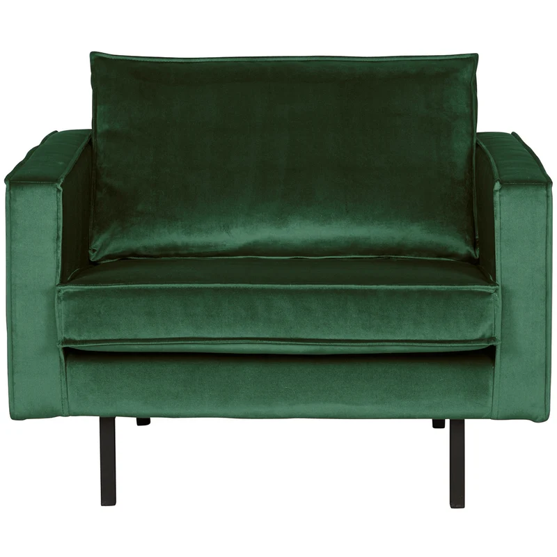 Rodeo fauteuil velvet bosgroen
