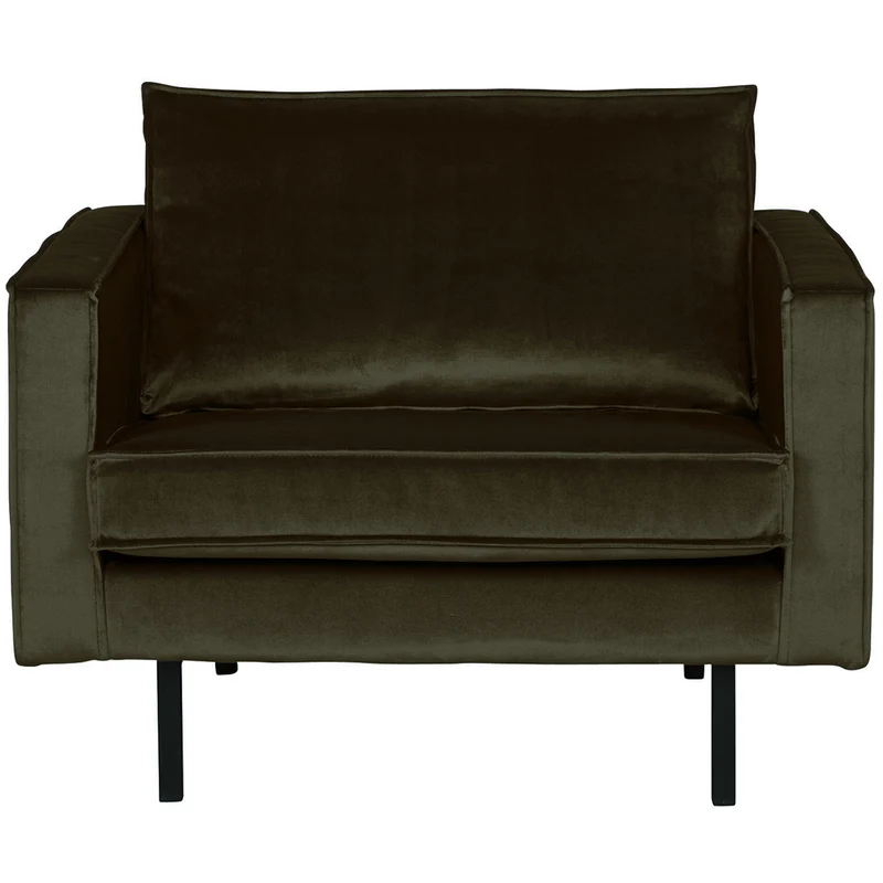 Rodeo fauteuil velvet donkergroen