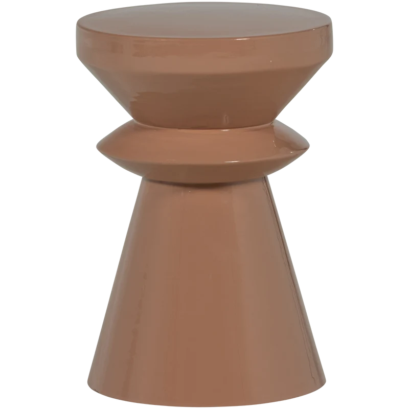 Fedde bijzettafel metaal oud roze