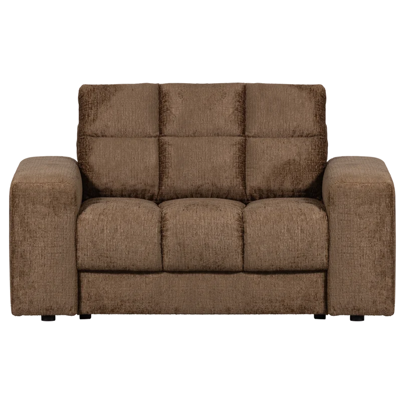 Second Date loveseat structure velvet brass
