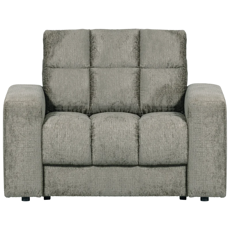 Second Date fauteuil structure velvet frost