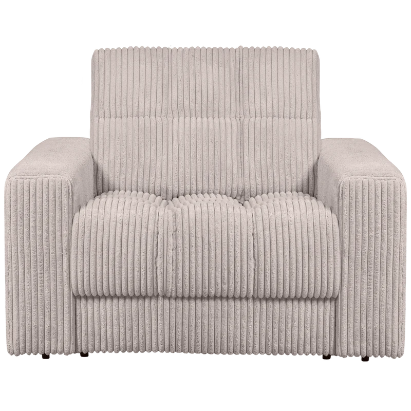 Second Date fauteuil ribstof naturel