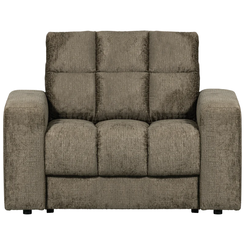 Second Date fauteuil structure velvet bonsai